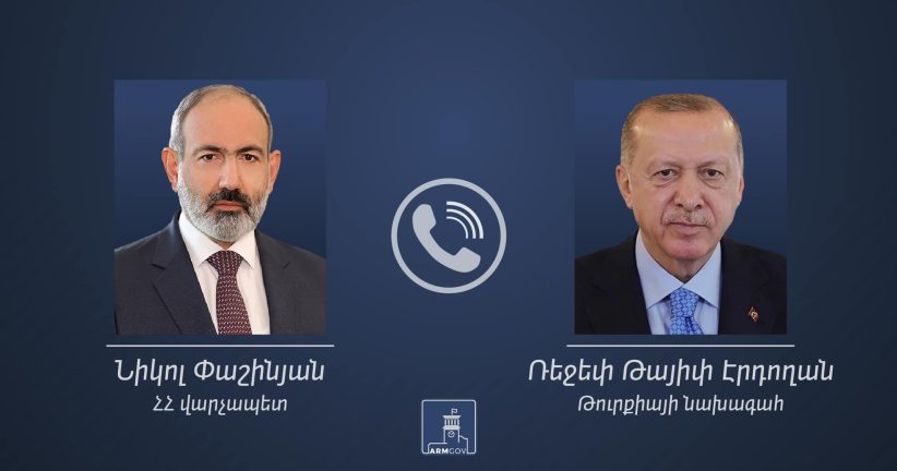Премьер-министр Пашинян провел телефонный разговор с президентом Турции