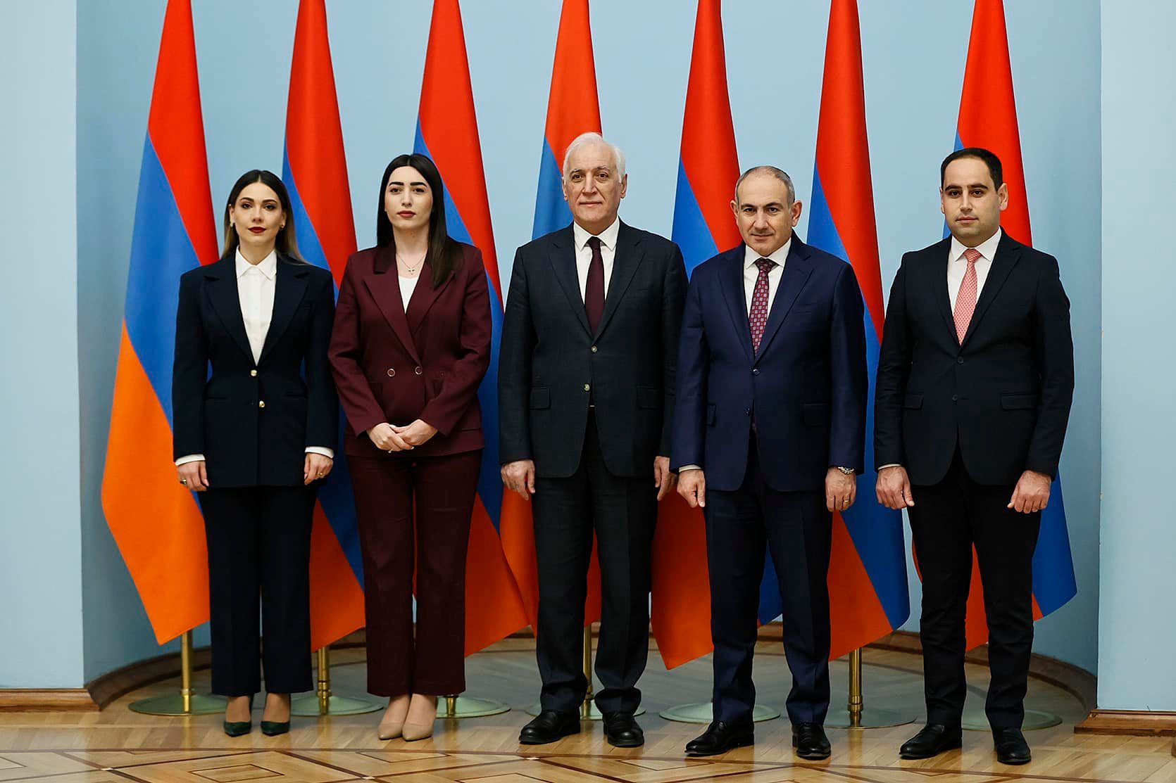 Նախագահական նստավայրում տեղի է ունեցել ՆԳ, Արդարադատության և ՏԿԵ նախարարների երդման արարողությունը