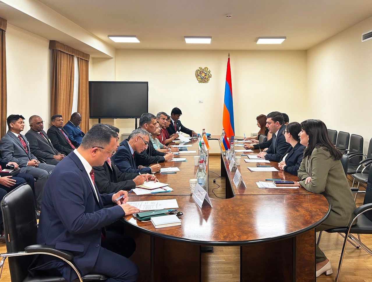 Հնդկաստանի ազգային պաշտպանական քոլեջի պատվիրակության հետ քննարկվել են ոլորտային համագործակցության հնարավորությունները