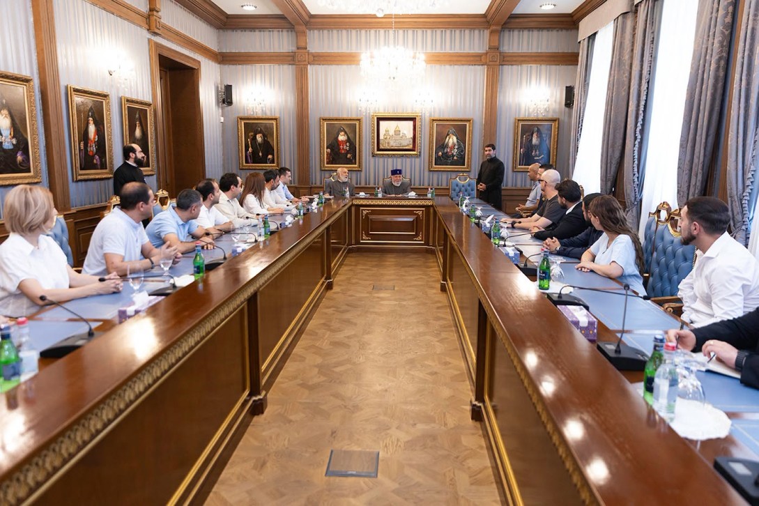 Ամենայն Հայոց Կաթողիկոսն ընդունեց Քրիստոնյա գործարարների միության անդամներին