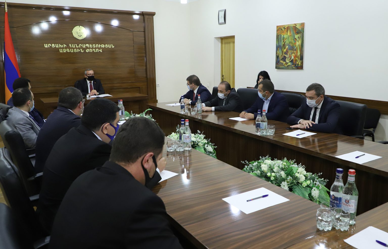 Արցախի ԱԺ նախագահն ընդունել է «Հանուն հանրապետության» քաղաքական նախաձեռնության անդամներին  
