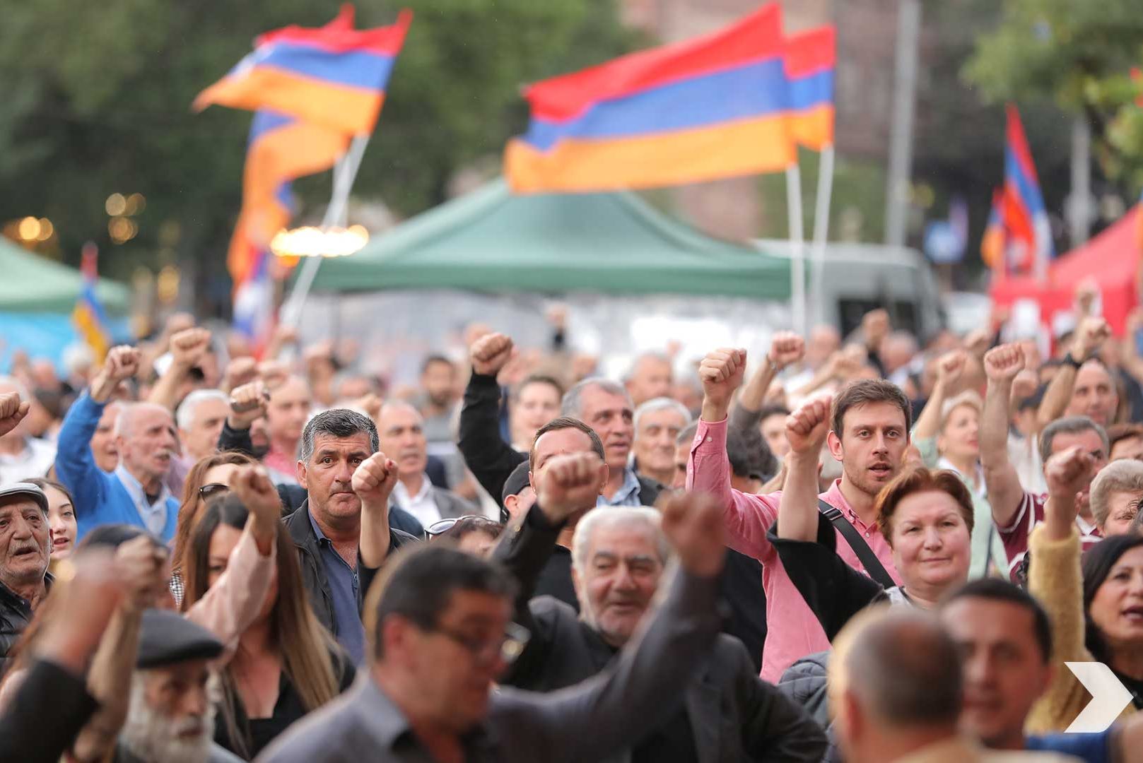 «Դիմադրություն» շարժման հանրահավաքը Ֆրանսիայի հրապարակում՝ ուղիղ