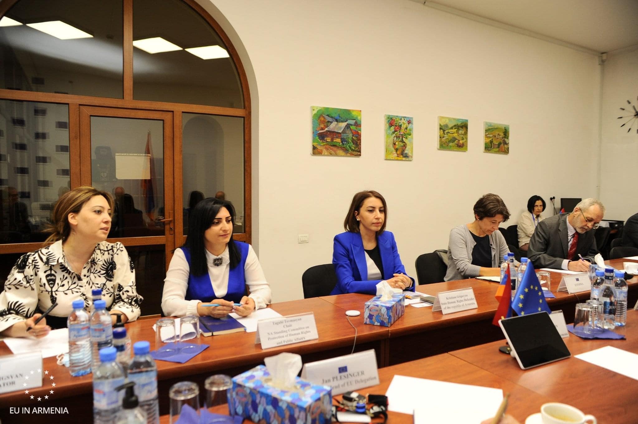 Թագուհի Թովմասյանը հանդիպել է ԵՄ անդամ երկրների դեսպանների հետ