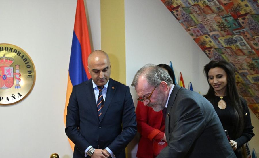 Երևանում հանդիսավորությամբ բացվեց Իսպանիայի Թագավորության Պատվավոր հյուպատոսությունը