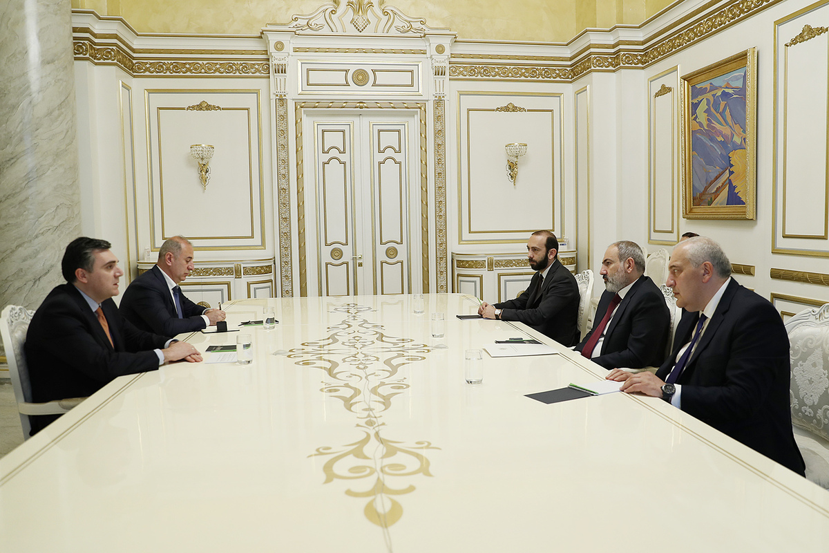 Премьер-министр Пашинян принял министра иностранных дел Грузии