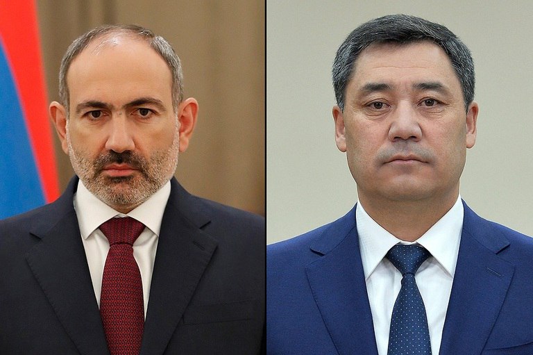 Նիկոլ Փաշինյանը ՀԱՊԿ անդամ Ղրղզստանի նախագահի հետ քննարկել է հայ-ադրբեջանական սահմանին ստեղծված իրավիճակը