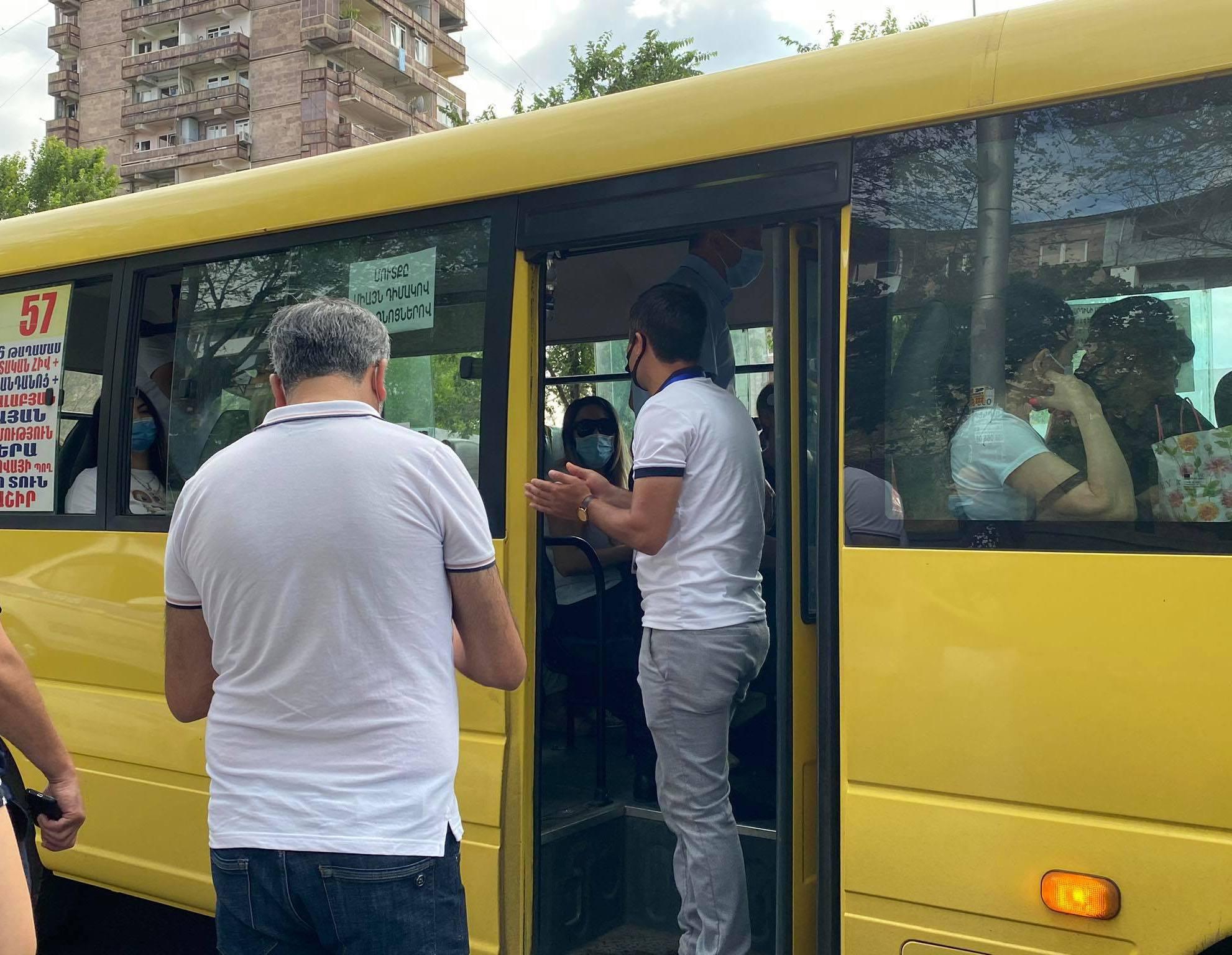 ՔՏՀԱ տեսչական մարմինը հայտնաբերել է կանգնած ուղևորներով փոխադրում իրականացնող տրանսպորտային միջոցներ