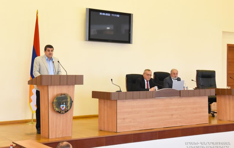 2021-ը երկրի համար պատերազմի հետևանքների վերացման և բնականոն կենսագործունեության վերականգնման տարի էր. ԱՀ նախագահ