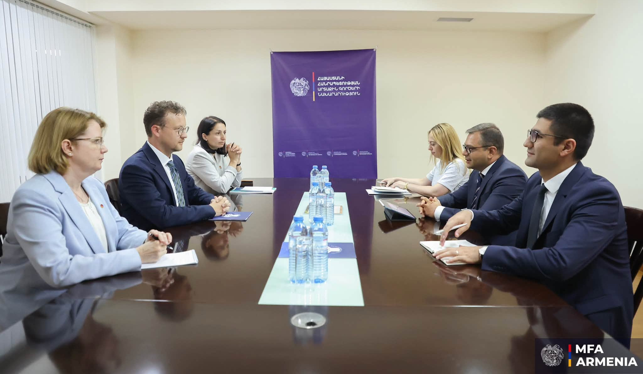 ՀՀ ԱԳ նախարարի տեղակալն ու Գերմանիայի Բունդեսթագի պատգամավորը քննարկել են Հայաստան-Գերմանիա երկկողմ օրակարգի հարցեր