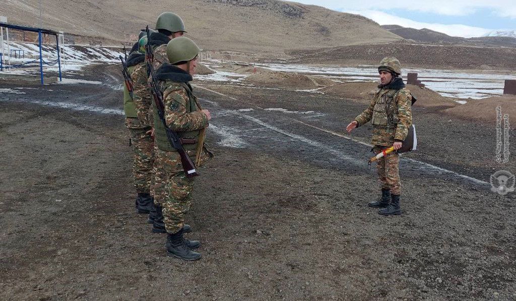 Անցկացվել են կրակային պատրաստության գործնական պարապմունքներ