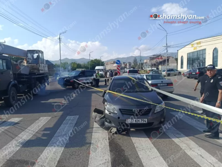 Հրազդանում 20-ամյա վարորդը «Toyota»-ով վրшերթի է ենթարկել քաղաքապետարանի սանմաքրման աշխատակցուհուն. վերջինը տեղափոխվել է հիվանդանոց