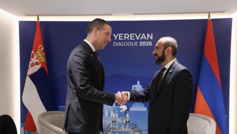 Սերբիայի ԱԳ նախարարը շնորհավորել է Արարատ Միրզոյանին ՀՀ ԱԳ նախարարի պաշտոնում վերանշանակվելու առթիվ