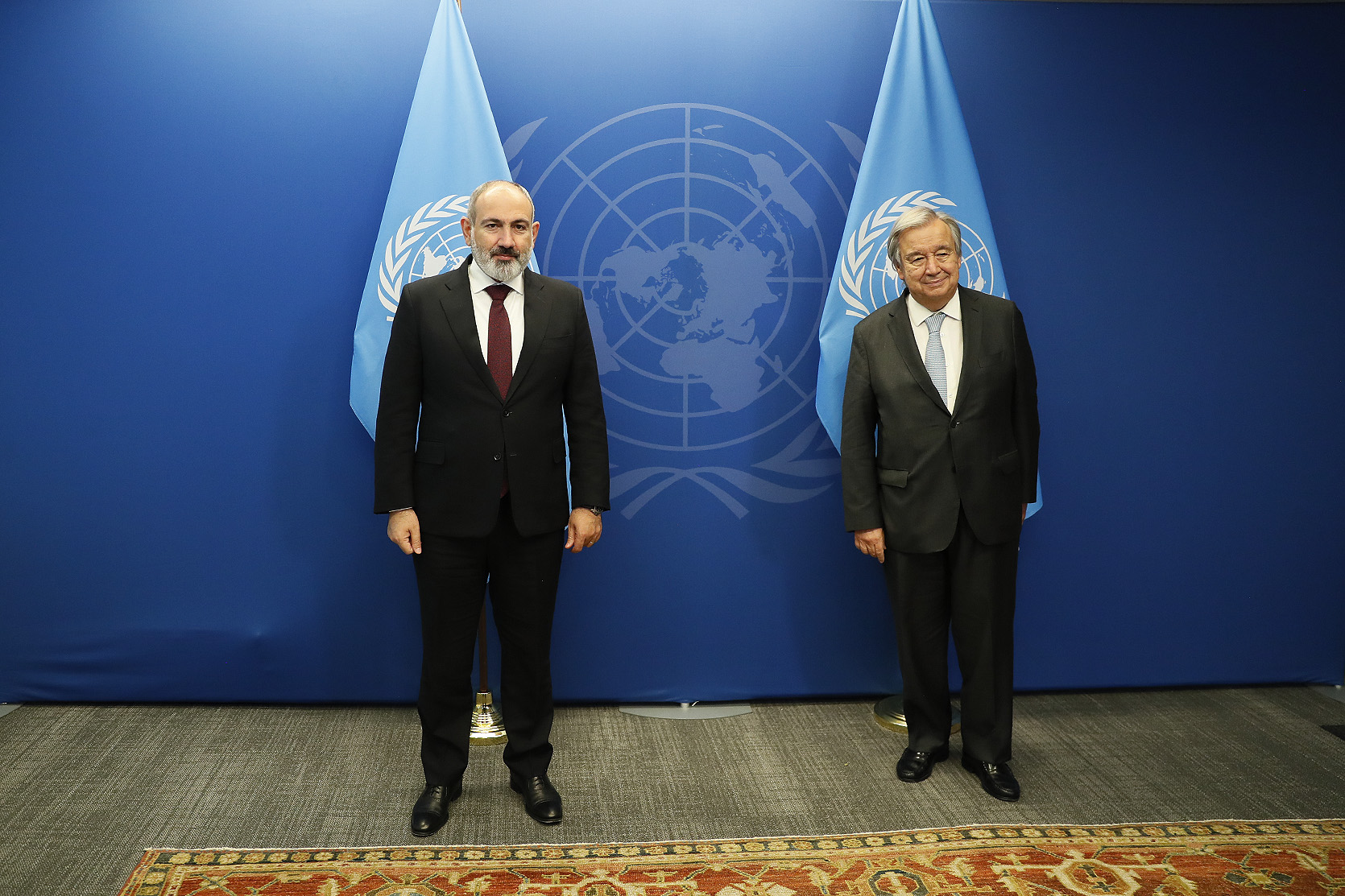 Փաշինյանի հետ հանդիպմանը ՄԱԿ-ի գլխավոր քարտուղարը մտահոգություն է հայտնել հայ-ադրբեջանական սահմանին լարվածության պահպանման առնչությամբ