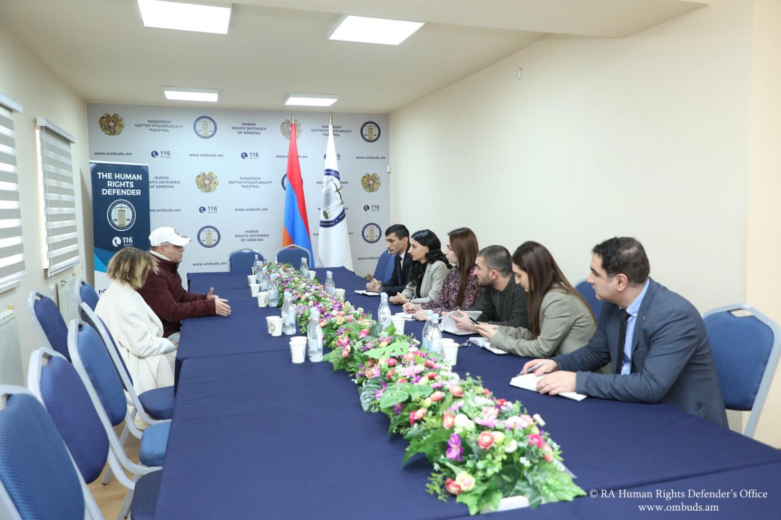 Պաշտպան Անահիտ Մանասյանն ընդունել է Վիգեն և Լինդա Էուլջեքջյաններին