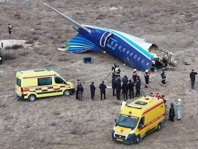 Тела всех 38 погибших при крушении самолета в Казахстане найдены