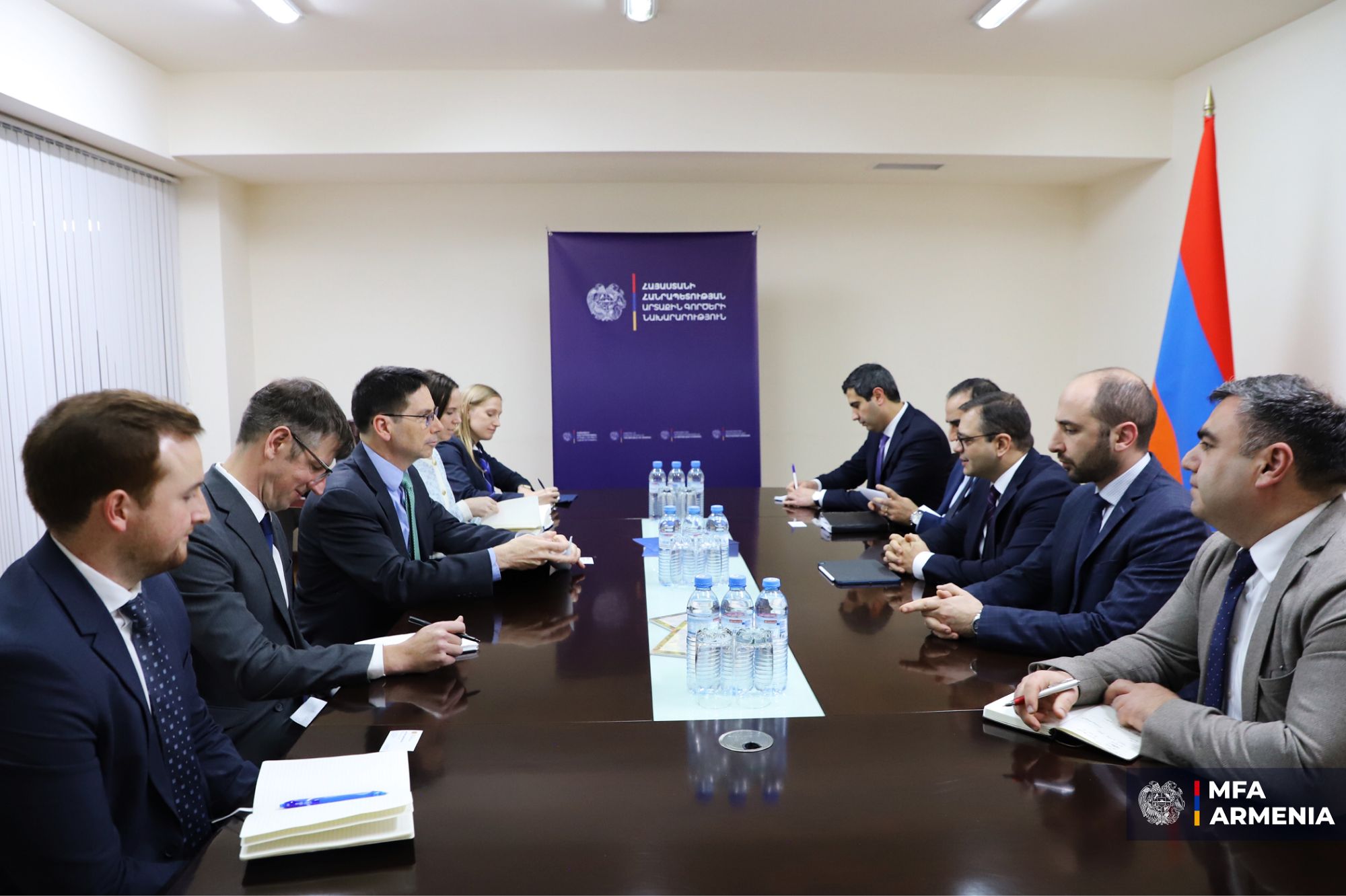 Աբիսողոմոնյանն ու ԱՄՆ Առևտրի և զարգացման գործակալության տարածաշրջանային տնօրենը քննարկել են «ԹՐԻՓՓ» նախագիծը