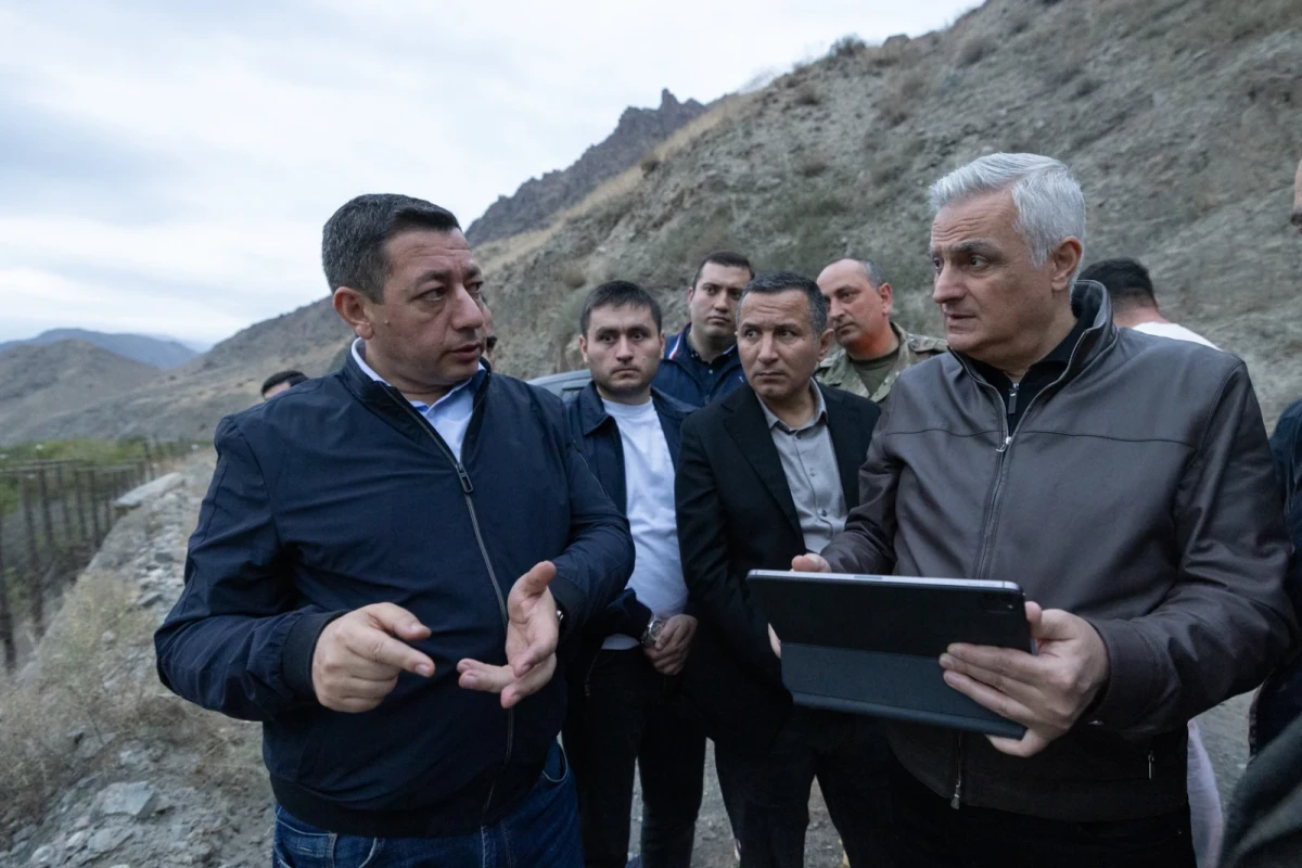 Մհեր Գրիգորյանն ու այլ պաշտոնյաներ այցելել են Սյունիք՝ քննարկելու TRIPP-ի ենթակառուցվածքների նախագծման աշխատանքների մեկնարկի հետ կապված հարցեր