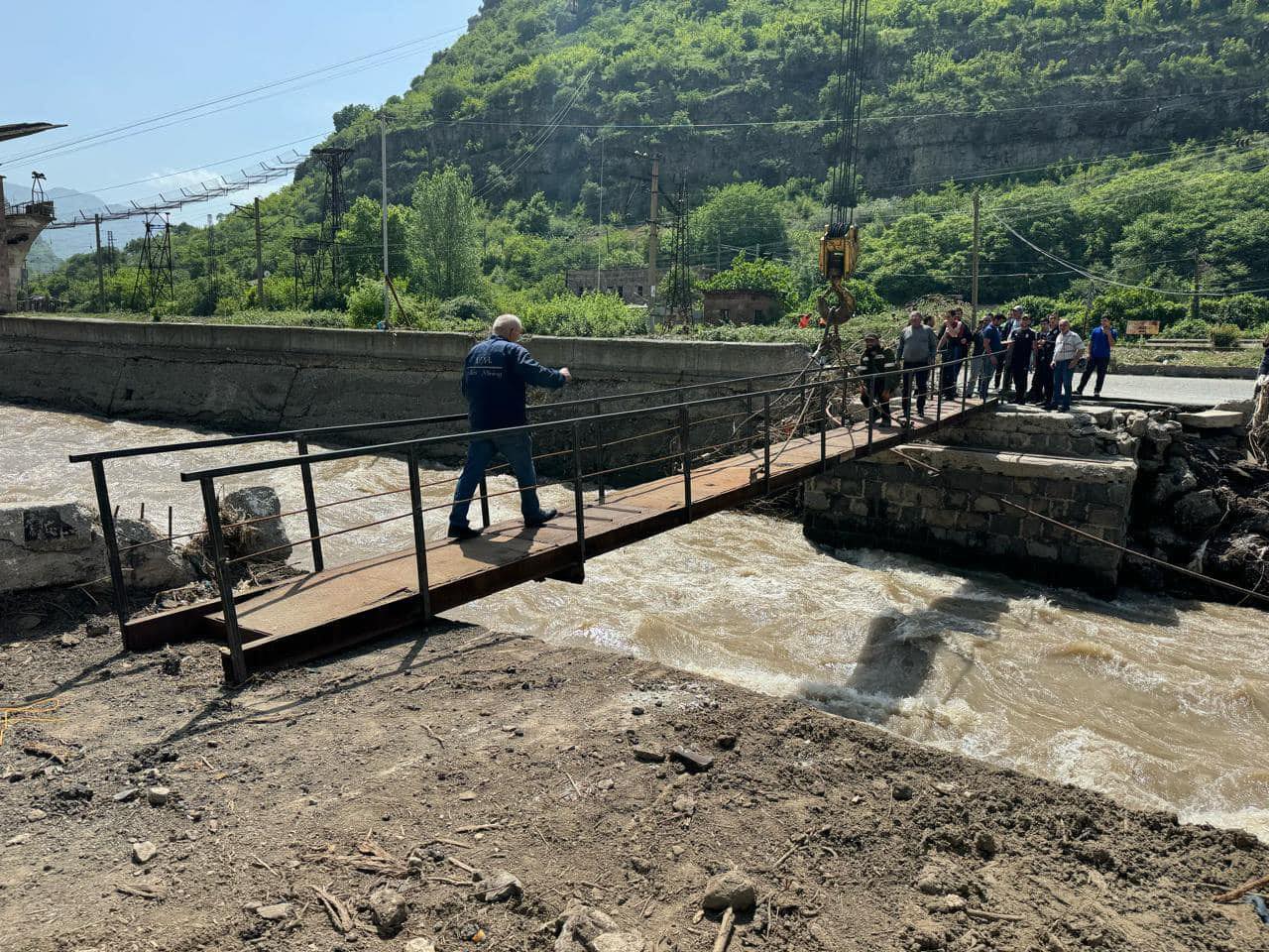 Տեղադրվել է Ախթալայի և հարակից 6 գյուղերի հետ կապող հետիոտնային անցում