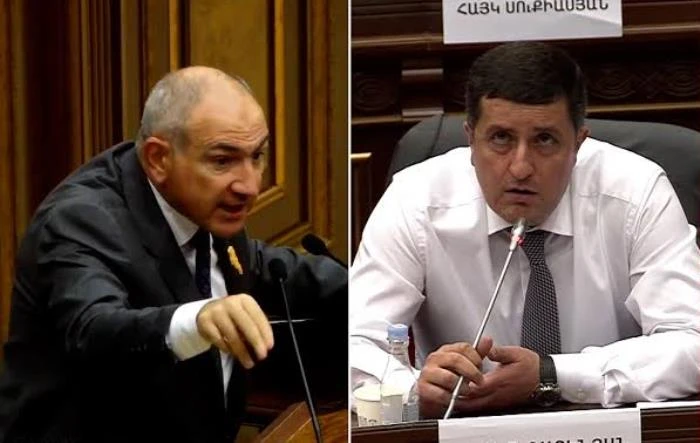 Իմ պապային ոչ մեկը չի կարող գործից հանել, իսկ Ձեզ  ժողովուրդը կհանի շատ շուտով. Ղազինյանը՝ Փաշինյանին