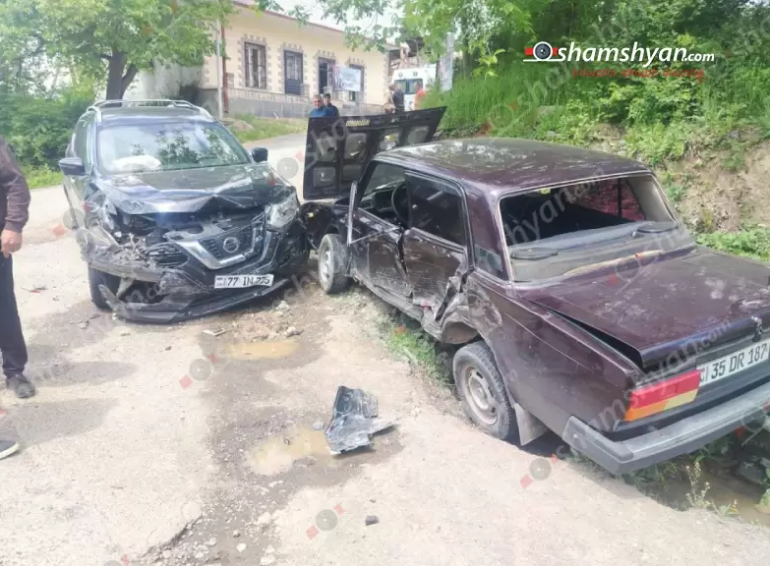 Վայոց ձորի մարզում բшխվել են «Nissan Rogue»-ն ու «ՎԱԶ-2107»-ը. կան վիրшվորներ