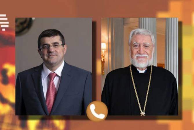 Արցախի նախագահը հեռախոսազրույց է ունեցել Արամ Առաջինի հետ