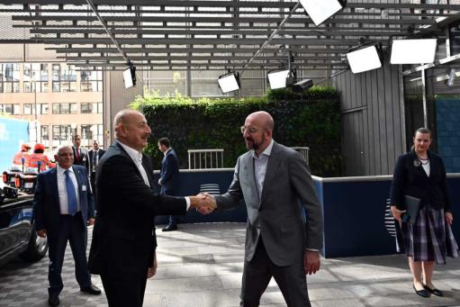 Ալիևը Միշելին հայտնել է բանակցությունների «բրյուսելյան ձևաչափի» արդյունավետության մասին