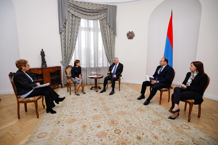 Փոխվարչապետ Մհեր Գրիգորյանն ընդունել է Զինծառայողների ապահովագրության ազգային հիմնադրամի հոգաբարձուների խորհրդի նախագահին