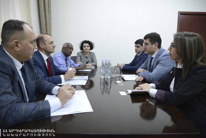 Նախարարի տեղակալներն ընդունել են Համաշխարհային բանկի պատվիրակության անդամներին