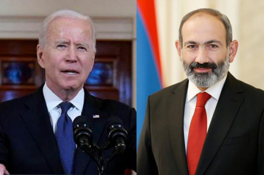 Բայդենը շնորհավորել է Փաշինյանին և պատրաստակամություն հայտնել շարունակել ջանքերը գերիների վերադարձի հարցում