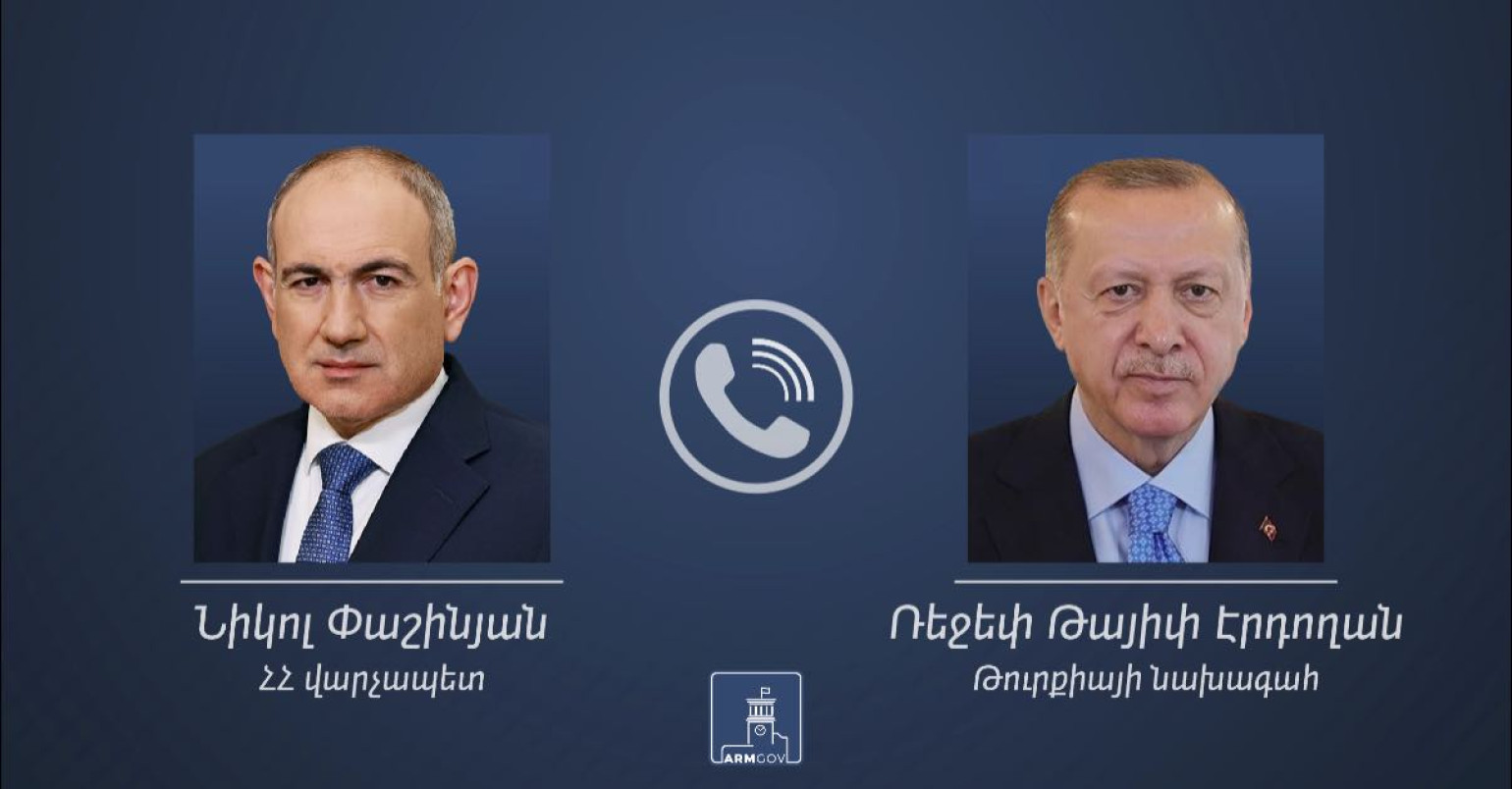 Փաշինյանն ու Էրդողանը քննարկել են Հայաստան–Թուրքիա հարաբերություններին և տարածաշրջանային զարգացումներին վերաբերող հարցեր
