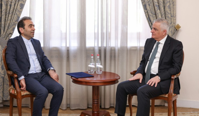 Մհեր Գրիգորյանն ու Իրանի դեսպանը կարևորել են էներգետիկ, լոգիստիկ և առևտրատնտեսական ոլորտներում համագործակցության զարգացումը