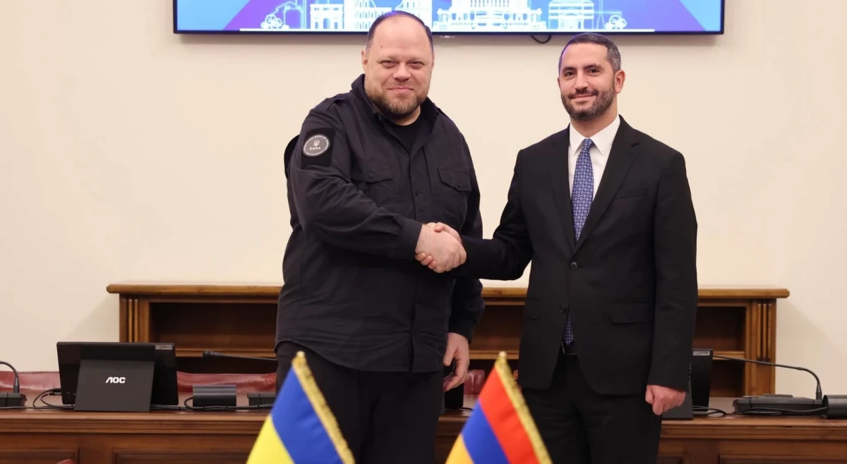 Ռուբեն Ռուբինյանը և Ռուսլան Ստեֆանչուկը քննարկել են Հայաստան-Ուկրաինա հարաբերությունների զարգացման հարցեր