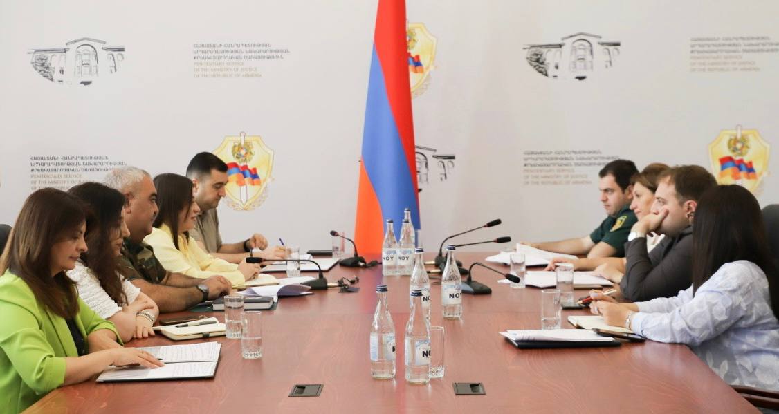 Տեղի է ունեցել Մարդու իրավունքների պաշտպանի աշխատակազմի և Քրեակատարողական ծառայության ներկայացուցիչների հանդիպումը