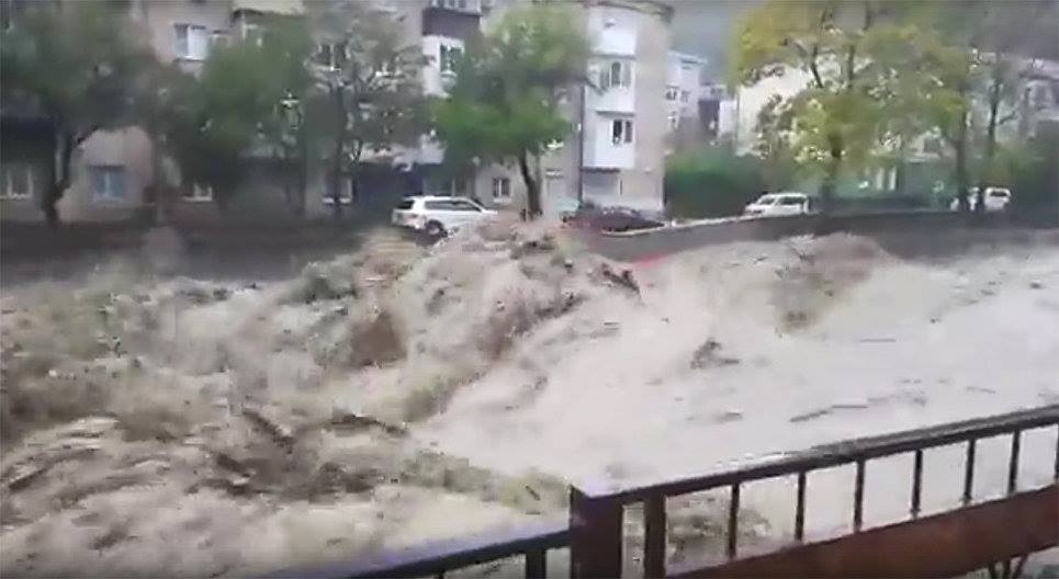 Կրասնոդարում ուժեղ անձրևների պատճառով ավելի քան 100 000 մարդ հոսանքազրկվել է