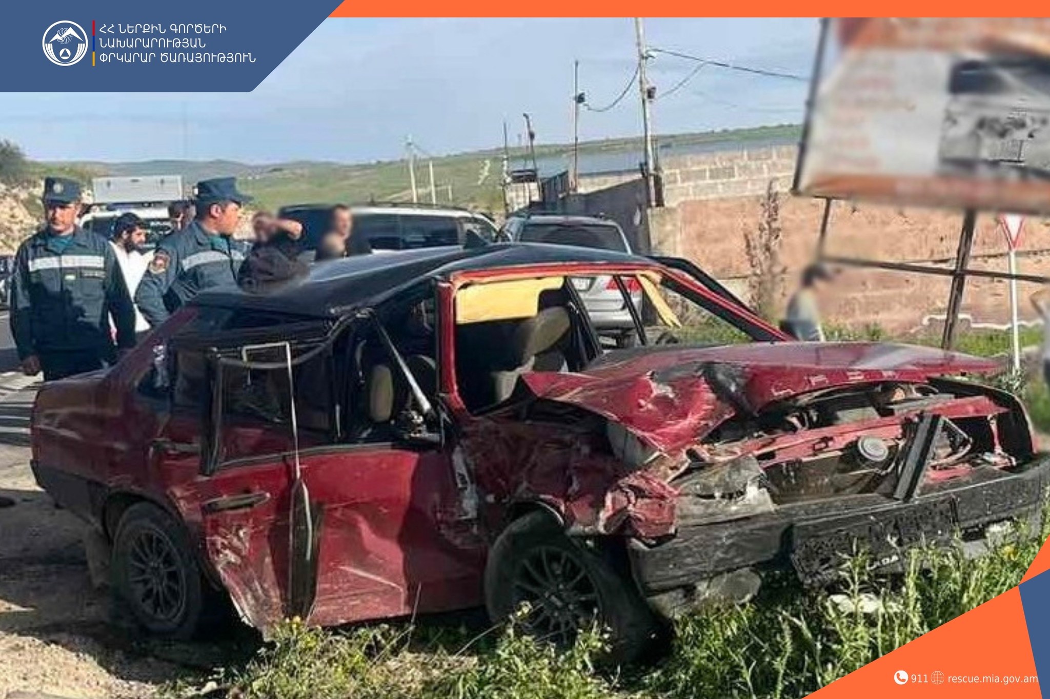 Գետարգել գյուղում ավտոմեքենաներ են բախվել. կա երեք տուժած