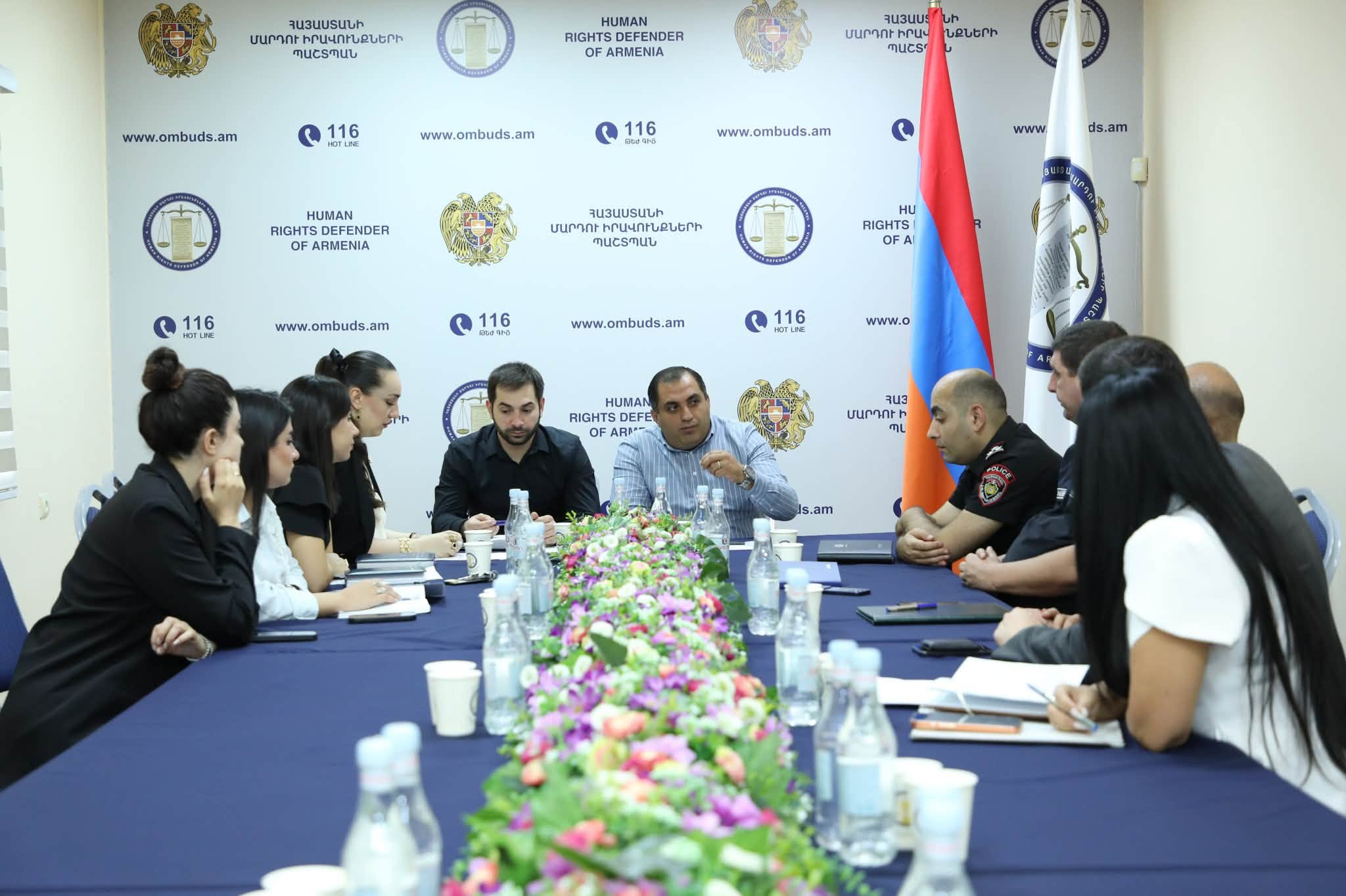 Աշխատանքային քննարկում ՄԻՊ հաստատությունում իրավապահ համակարգի ներկայացուցիչների հետ՝ ազատազրկված անձանց իրավունքների պաշտպանության հարցերի շուրջ