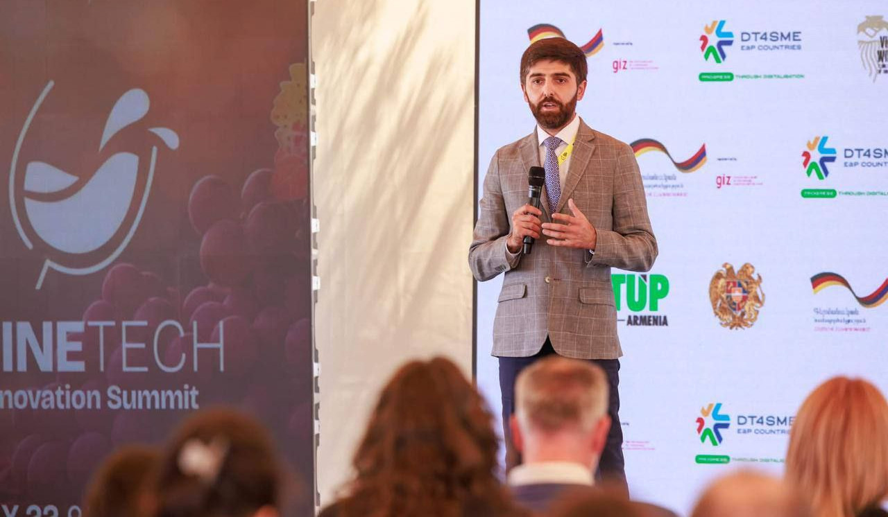 Խաղողագործությունից մինչև սպառողական ներգրավման տեխնոլոգիաներ. էկոնոմիկայի փոխնախարարը մասնակցել է WineTech Innovation Summit 2025-ին