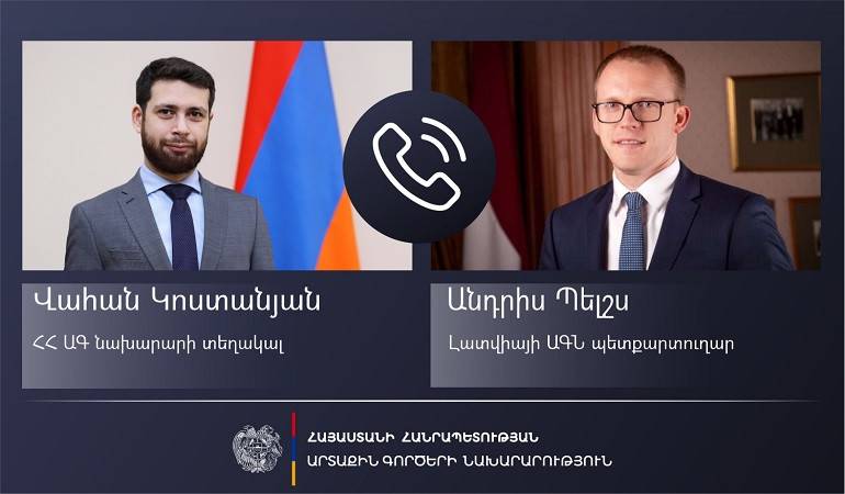 Վահան Կոստանյանն Անդրիս Պելշսին ներկայացրել է ԼՂ-ում խորացող հումանիտար ճգնաժամն ու դրա կործանարար հետևանքները
