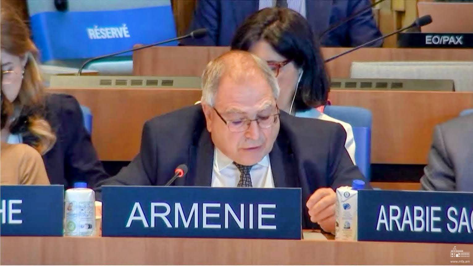 Լեռնային Ղարաբաղի ավելի քան 100 000 հայեր հարկադրաբար լքել են իրենց հայրենիքը. ՅՈւՆԵՍԿՕ-ում ՀՀ մշտական ներկայացուցիչ