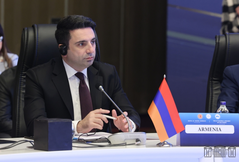 Հայաստանի դեմ ագրեսիայի կիրառումից ստեղծվող իրավիճակը չի կարող հիմք դառնալ կայուն եւ տեւական խաղաղության համար. Ալեն Սիմոնյանը՝ Անկարայում