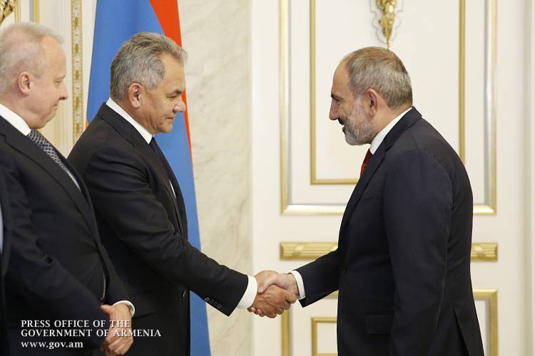 Պատերազմի ընթացքում մենք մշտապես զգացել ենք ՌԴ նախագահի, վարչապետի աջակցությունը, Ձեր անձնական աջակցությունը․ Փաշինյանը՝ Շոյգուին