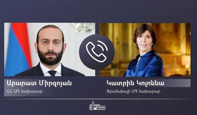 Արարատ Միրզոյանը և Ֆրանսիայի ԱԳ նախարարը քննարկել են տարածաշրջանային անվտանգության և կայունության հարցեր