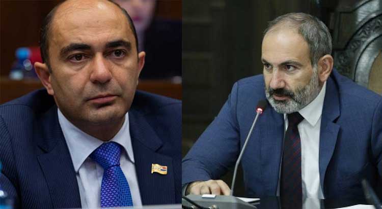 Մարուքյանը հրապարակել է նոյեմբերի 2-ին Փաշինյանին հատուկ կապով փոխանցված նամակը